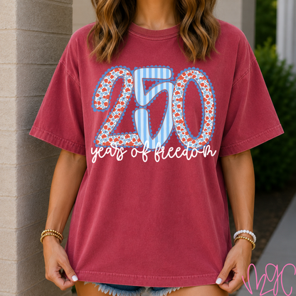 FSF-250 Years Of Freedom Tee