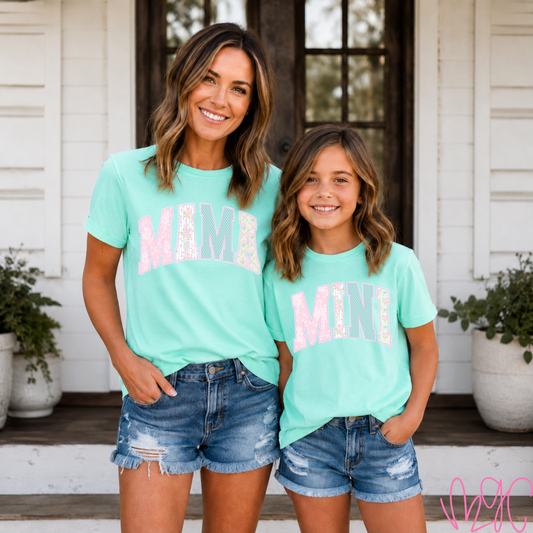 Floral Mama/Mini Tee