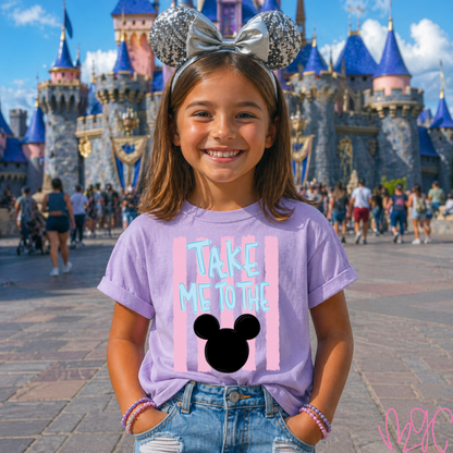 Take Me To The Mouse (Pink) Tee