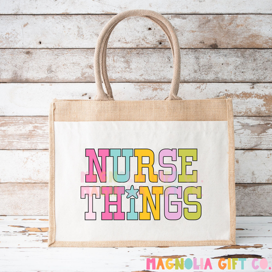 Nurse Things Tote Bag