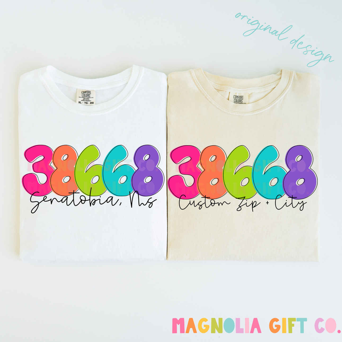 Bright Retro Zip + City Tee