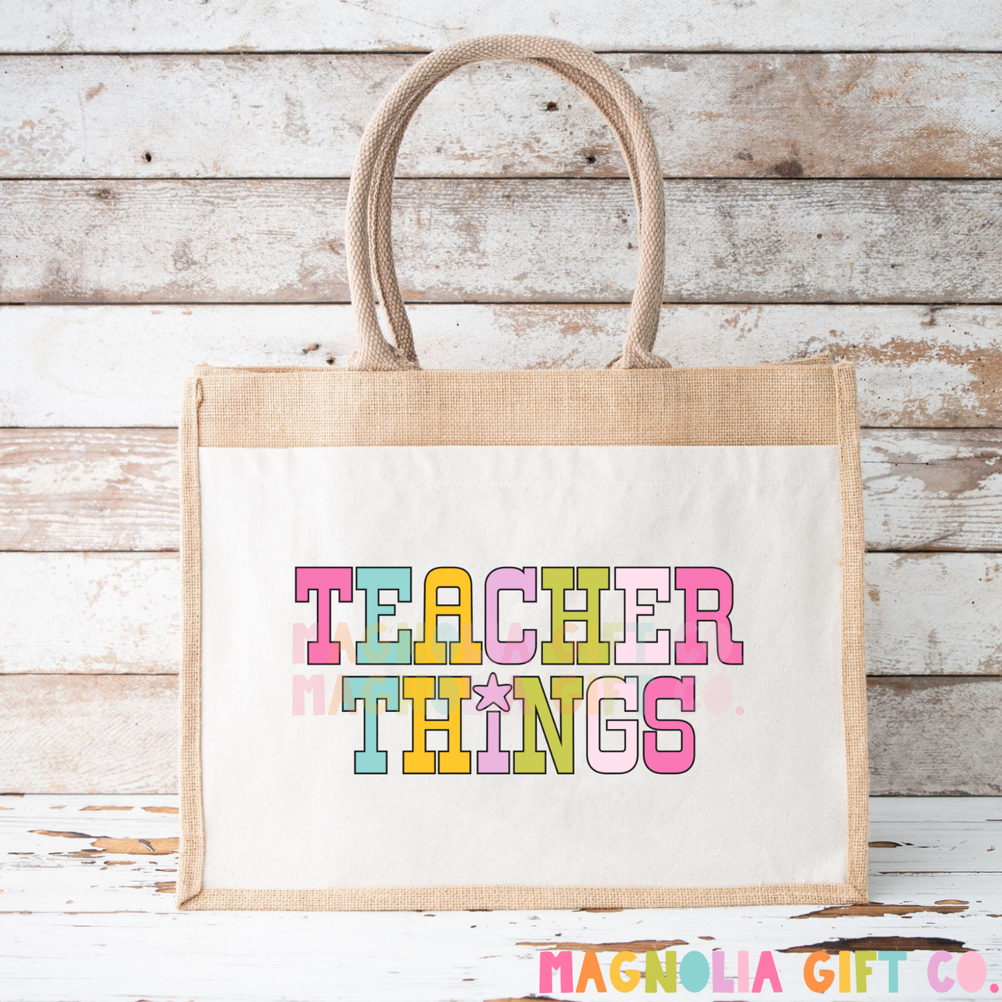 Teacher Things Tote Bag