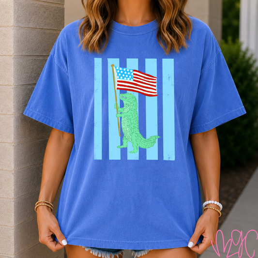 FSF-Patriotic Dino Tee