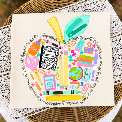 Apple Doodles Tee