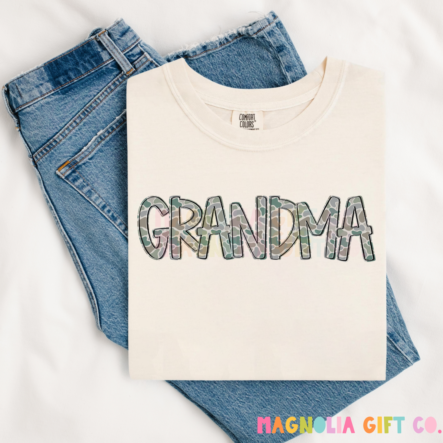 Camo Family Title Tee