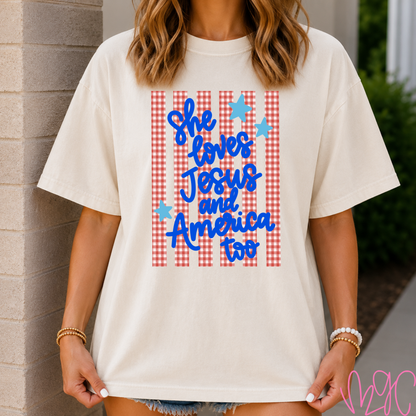 FSF-Jesus & America Tee