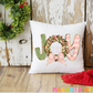Joy Wreath Throw Pillow