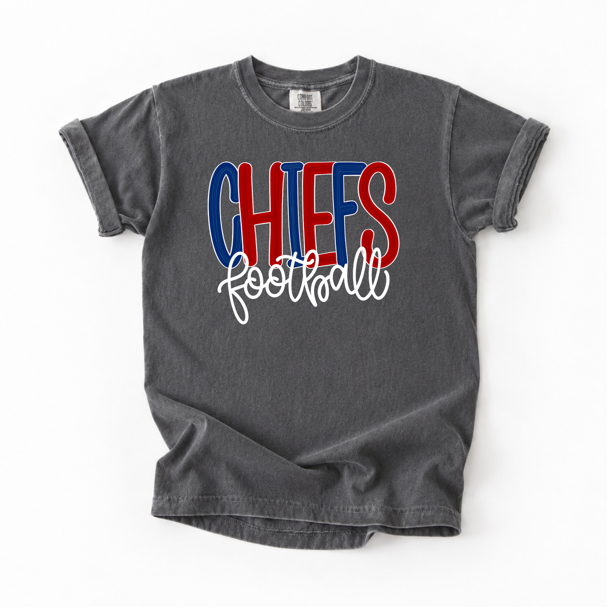 Bubble Chiefs Football Tee