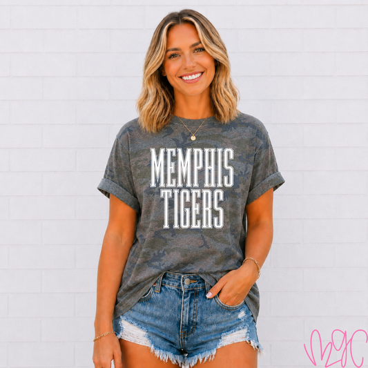 Camo Tigers Tee