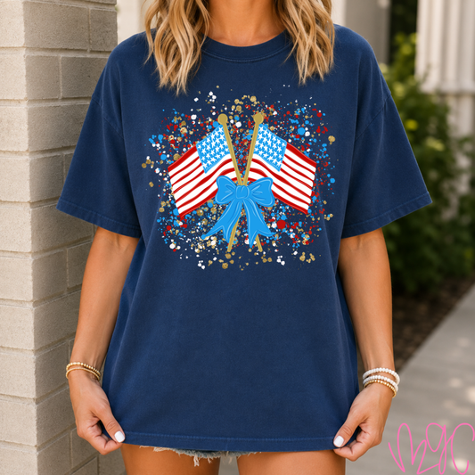 FSF-Confetti Flag Tee