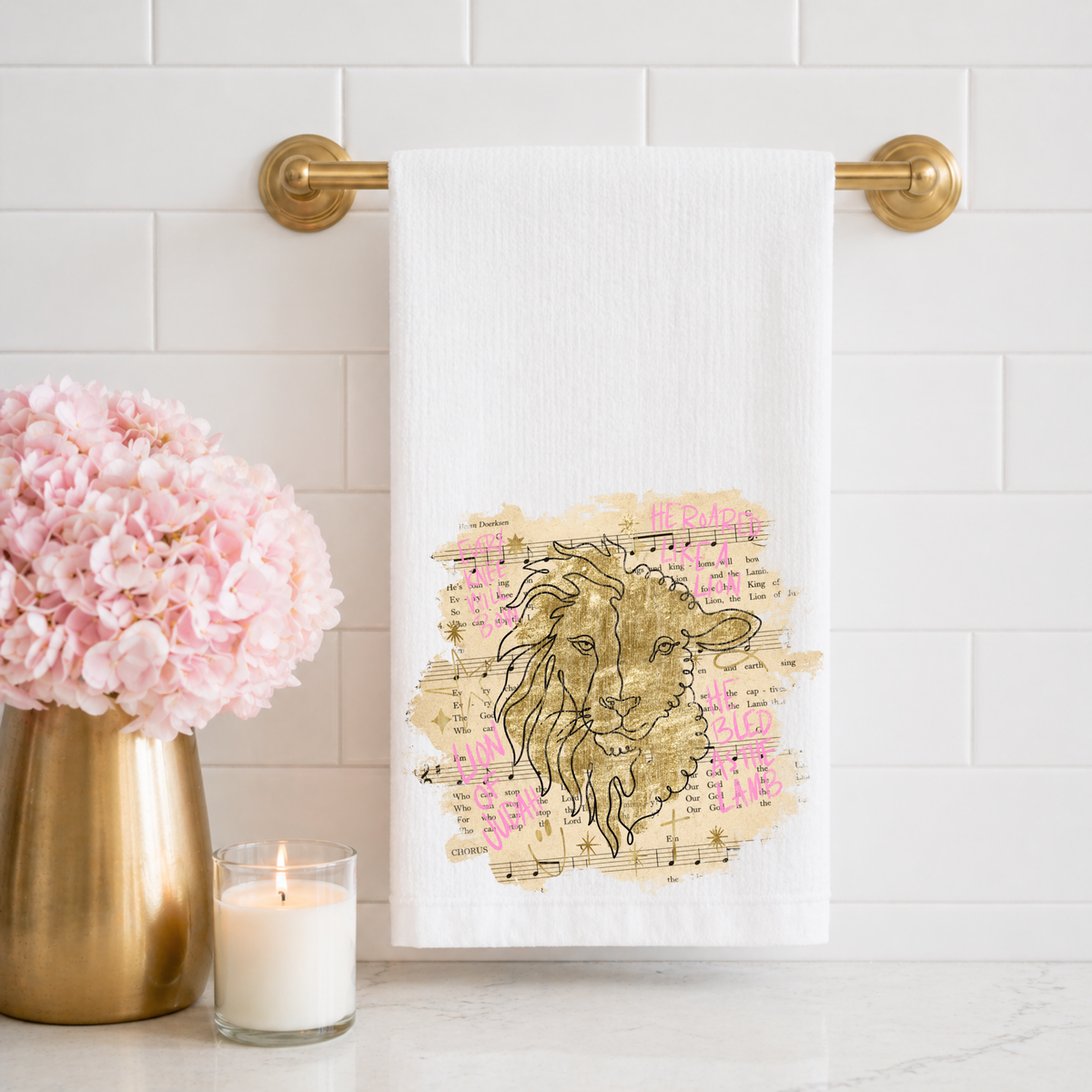 Lion Of Judah Tea Towel