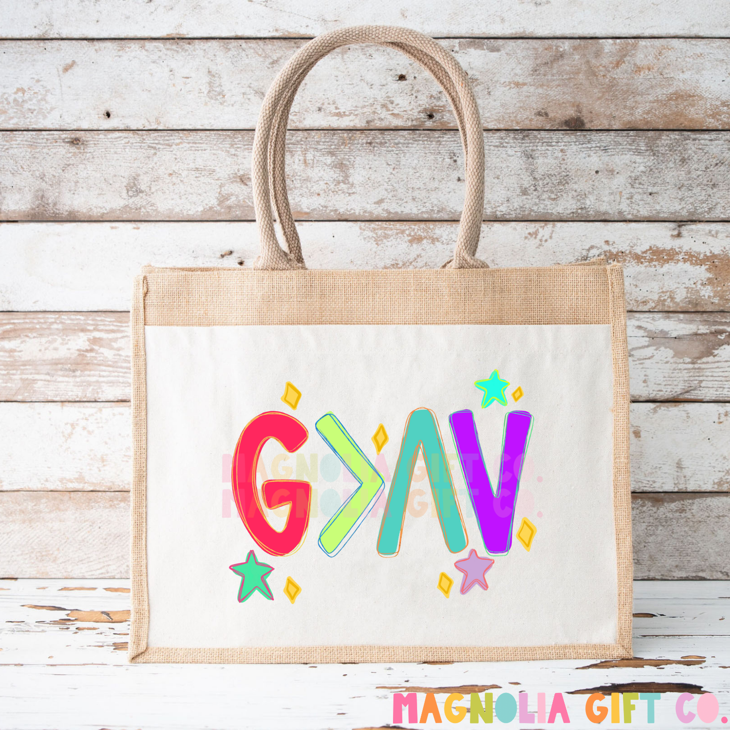 God Is Greater Tote Bag