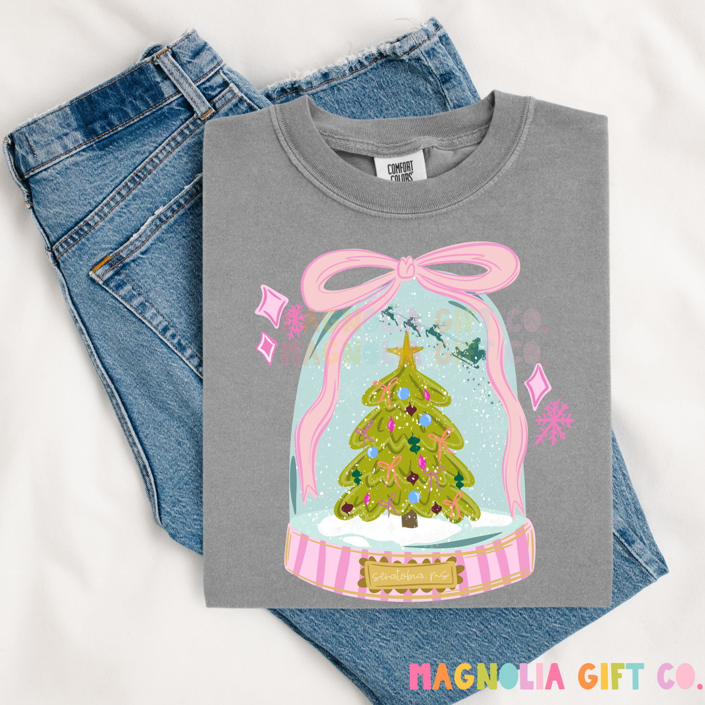 Custom City Preppy Snowglobe Tee