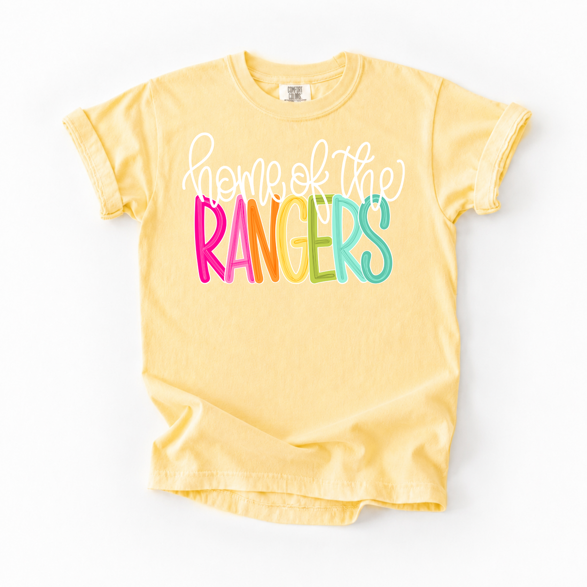 Color Pop-Home Of The Rangers Tee