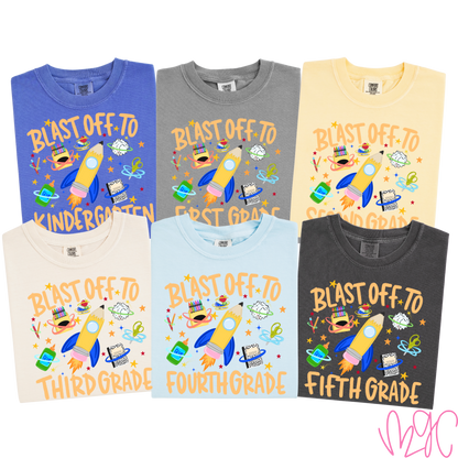 Blast Off To..Grades (Primary) Tee
