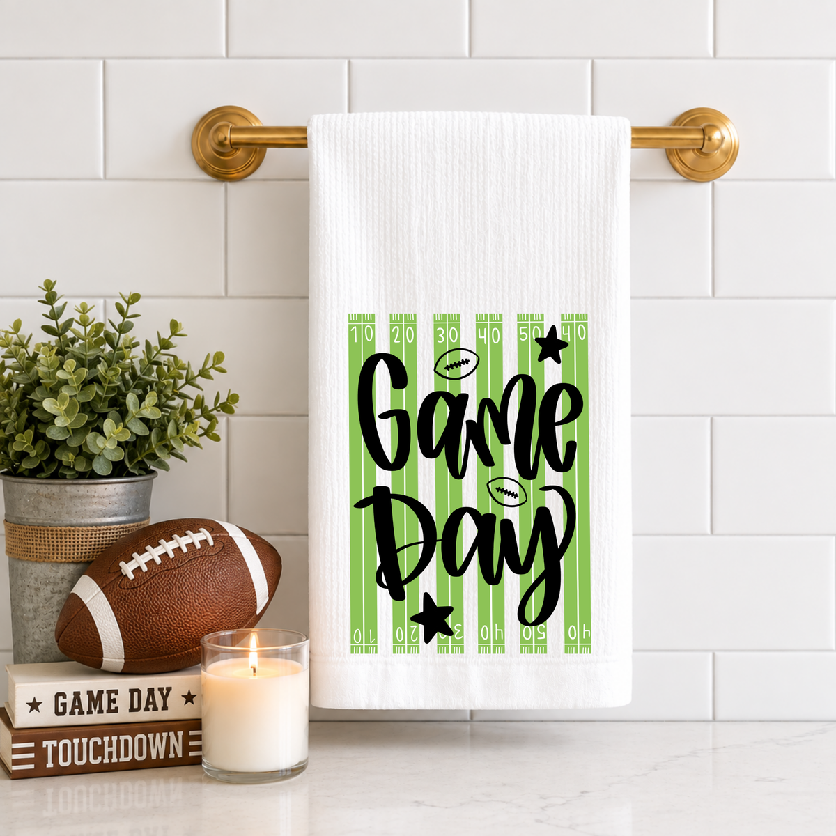 Game Day Tea Towel