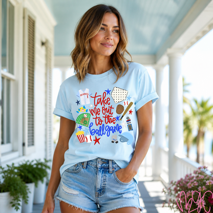 Take Me Out (Baseball) Tee