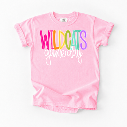 Color Pop-Wildcats Game Day Tee