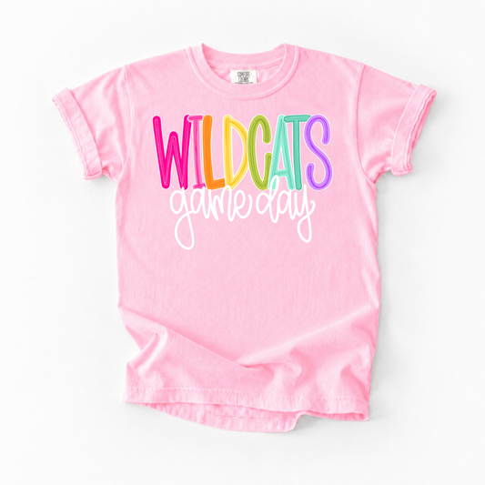 Color Pop-Wildcats Game Day Tee