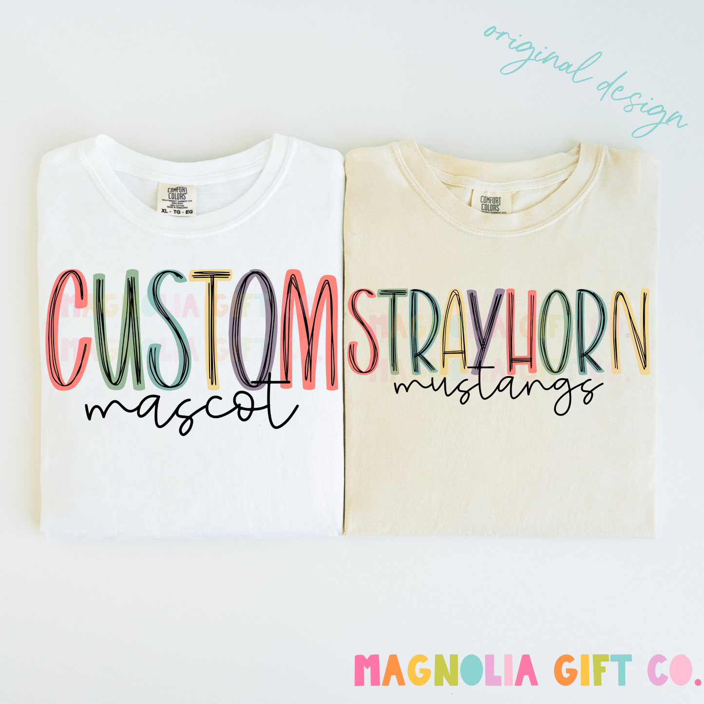 Muted School + Mascot Tee