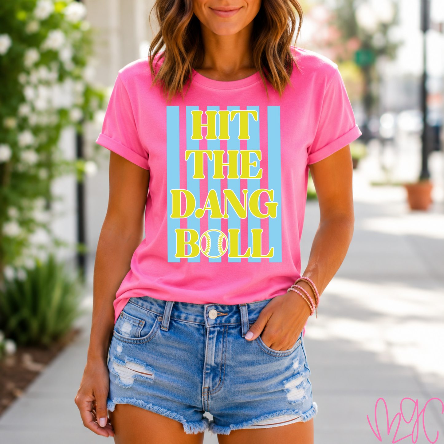 Hit The Dang Ball (Softball) Tee