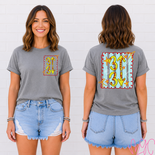 3 Up-3 Down (Softball) Tee