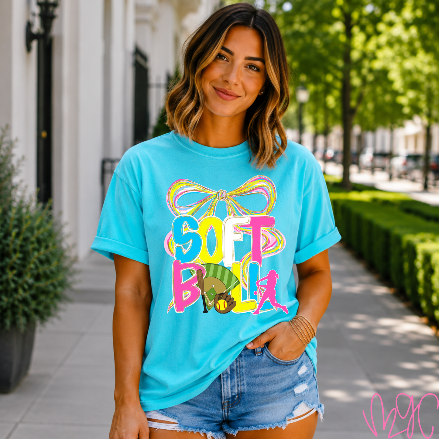 Preppy Softball Tee