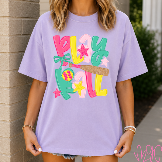 Play Ball (Softball) Tee