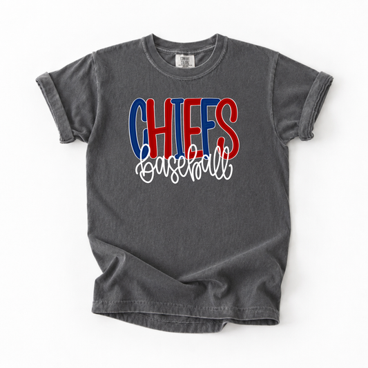 Bubble Chiefs Baseball Tee