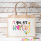 You Are Worthy Tote Bag