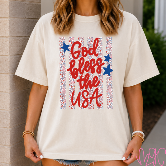 FSF-God Bless The USA Tee