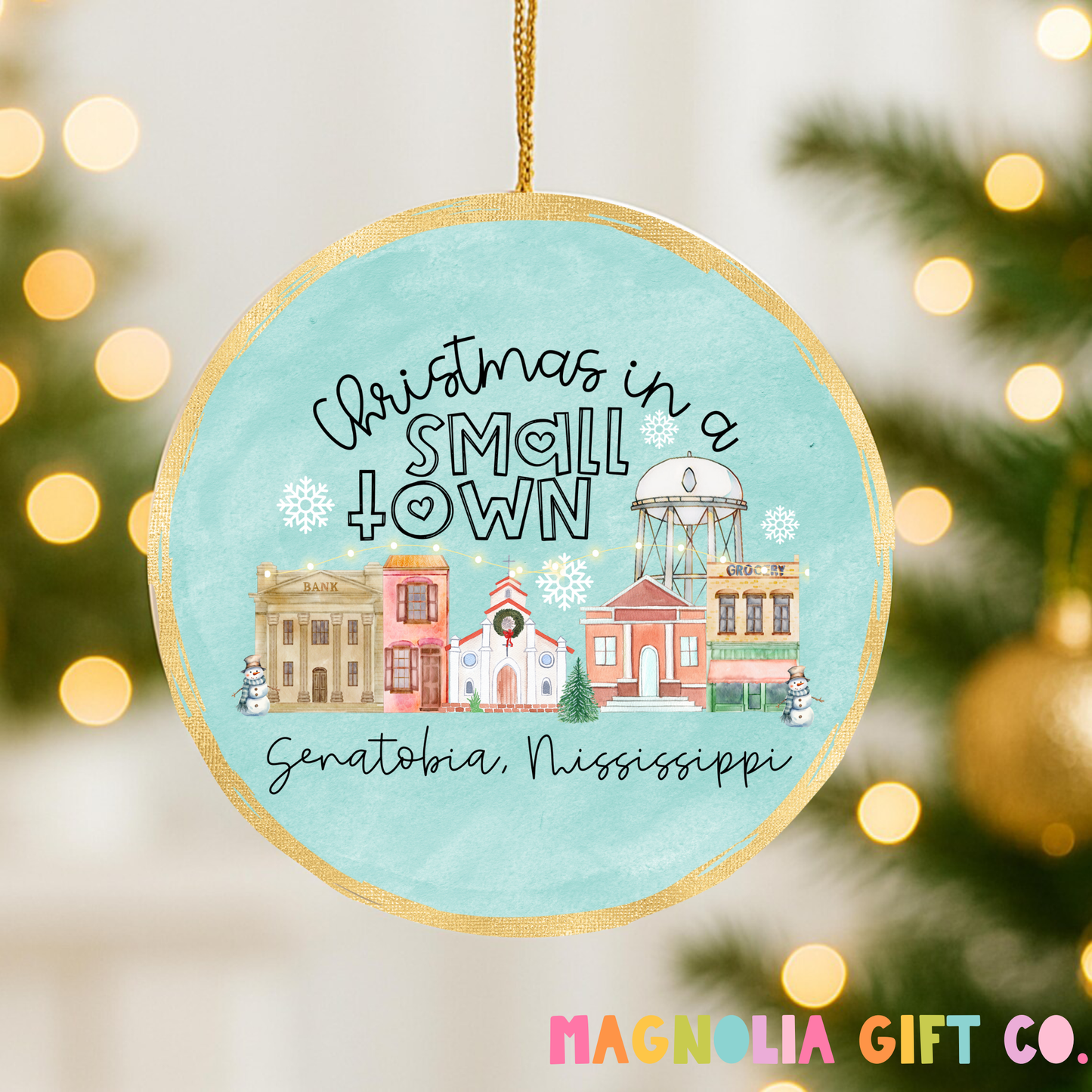 Christmas In A Small Town Ornament