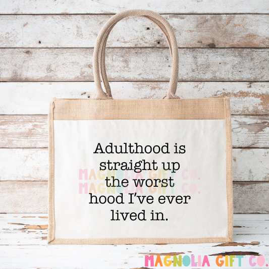 Worst Hood Tote Bag