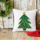Painted Tree Throw Pillow