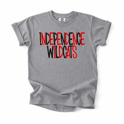 Bubble Independence Wildcats Tee