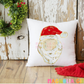 Painted Santa Throw Pillow