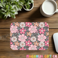 Retro Floral Mousepad