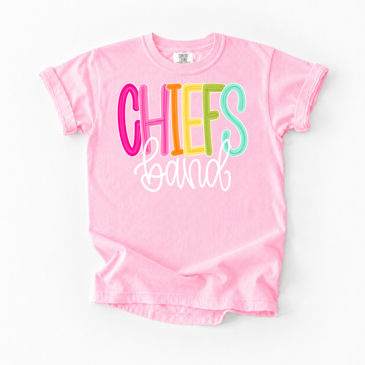 Color Pop-Chiefs Band Tee