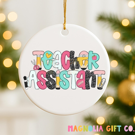 Teacher Assistant Ornament