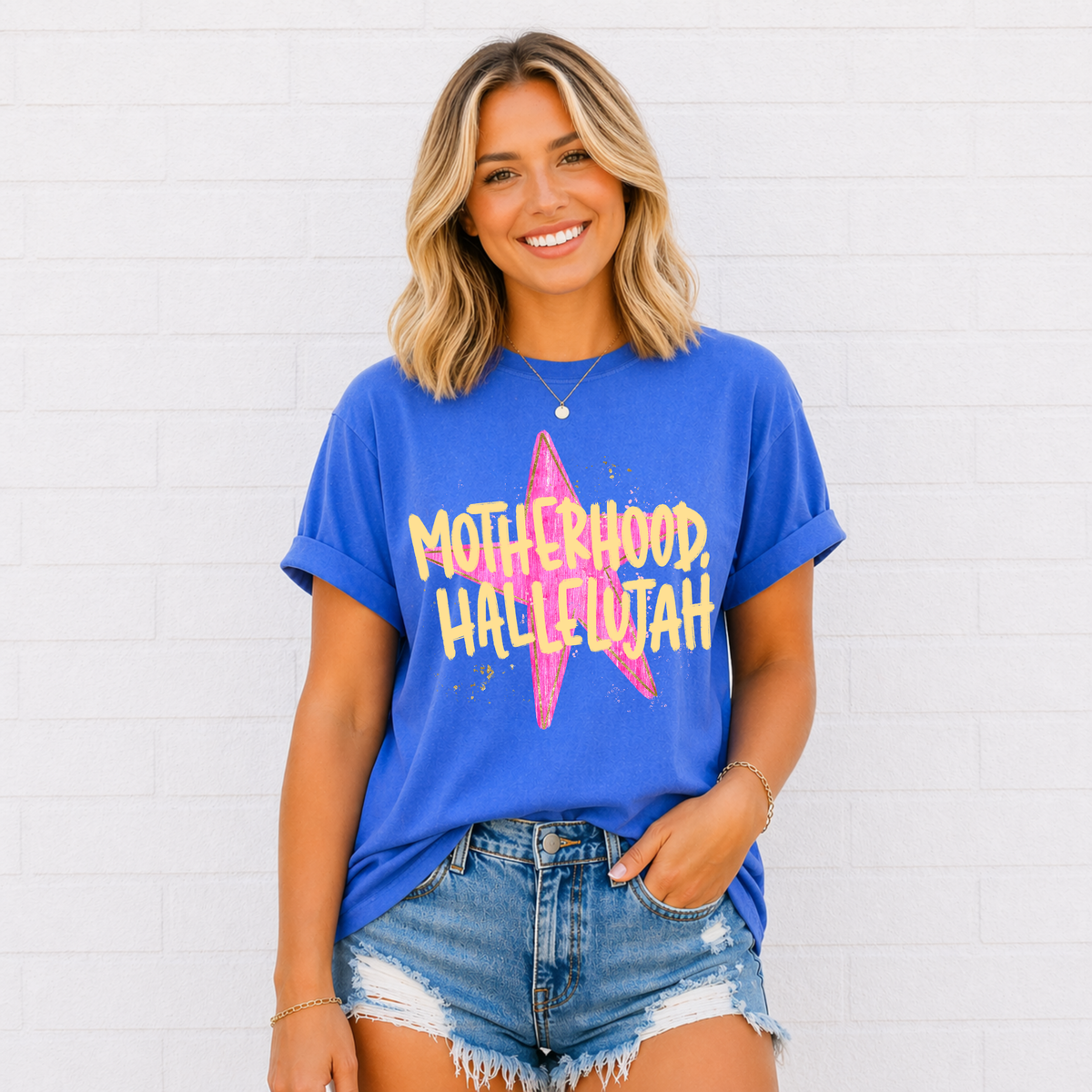 Motherhood Hallelujah Tee