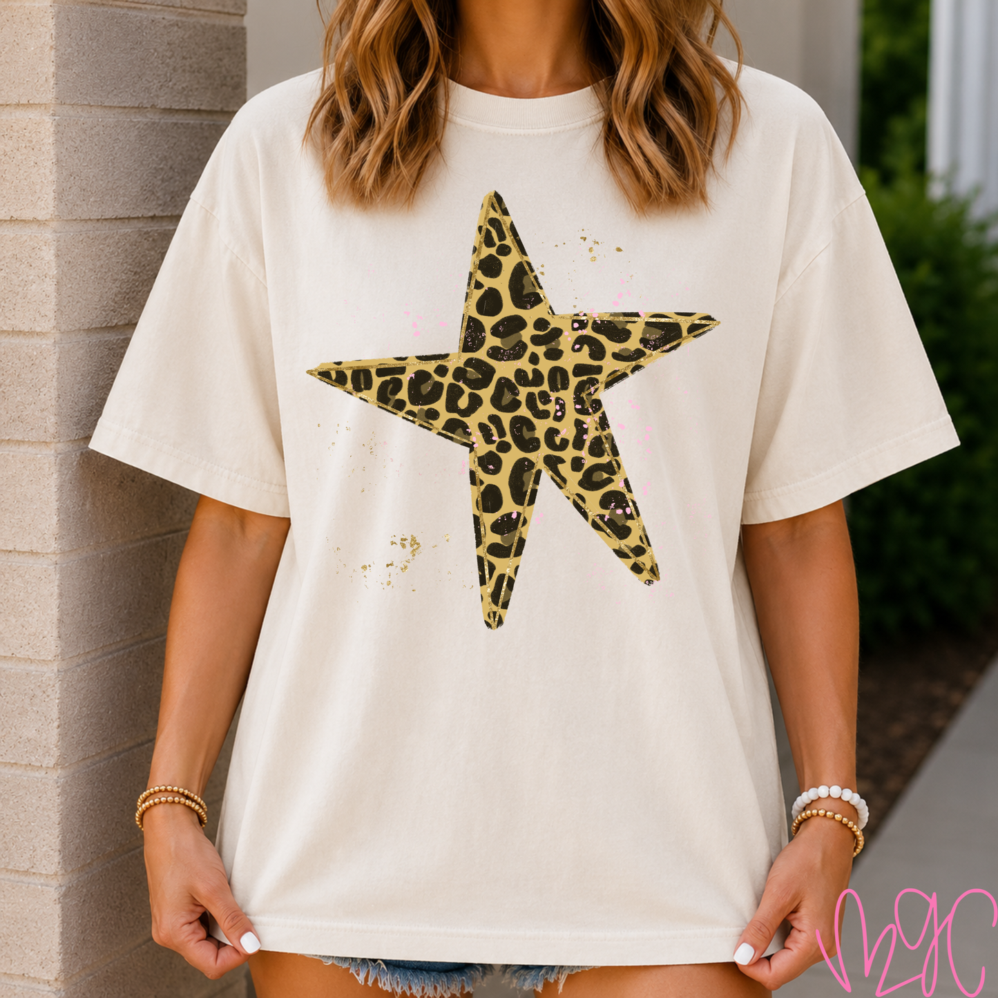 FSF-Leopard Star Tee