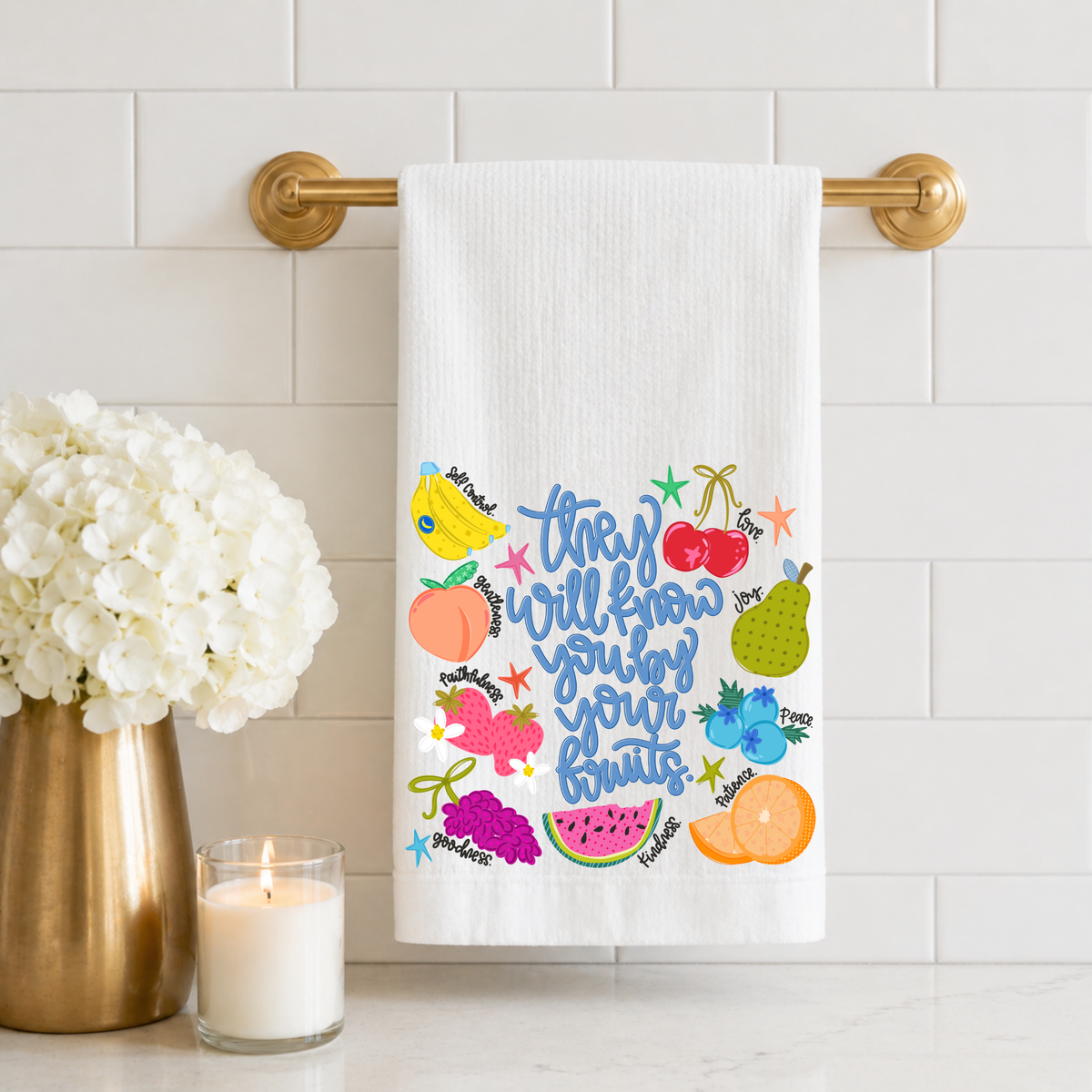 Fruit Of The Spirit Tea Towel