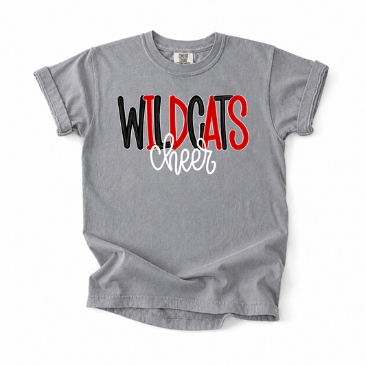 Bubble Wildcats Cheer Tee