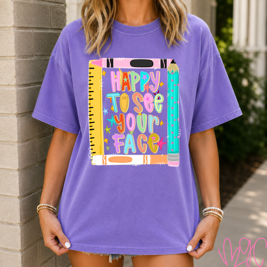FSF-Pencil & Crayons Happy Tee