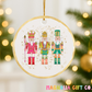 Colorful Nutcracker Trio Ornament