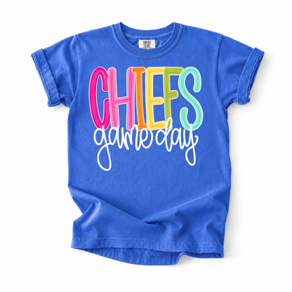Color Pop-Chiefs Game Day Tee