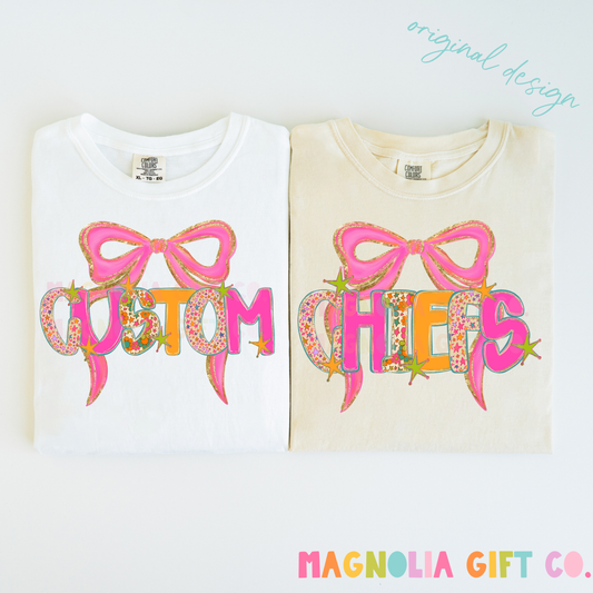 Preppy Coquette Mascot Tee