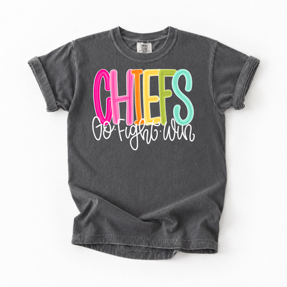 Color Pop-Chiefs Go Fight Win Tee