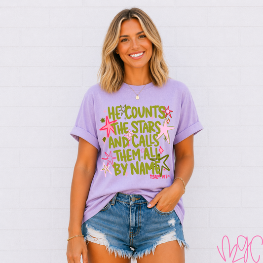 Counts The Stars Tee