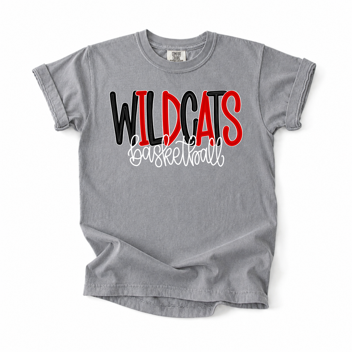 Bubble Wildcats Basketball Tee
